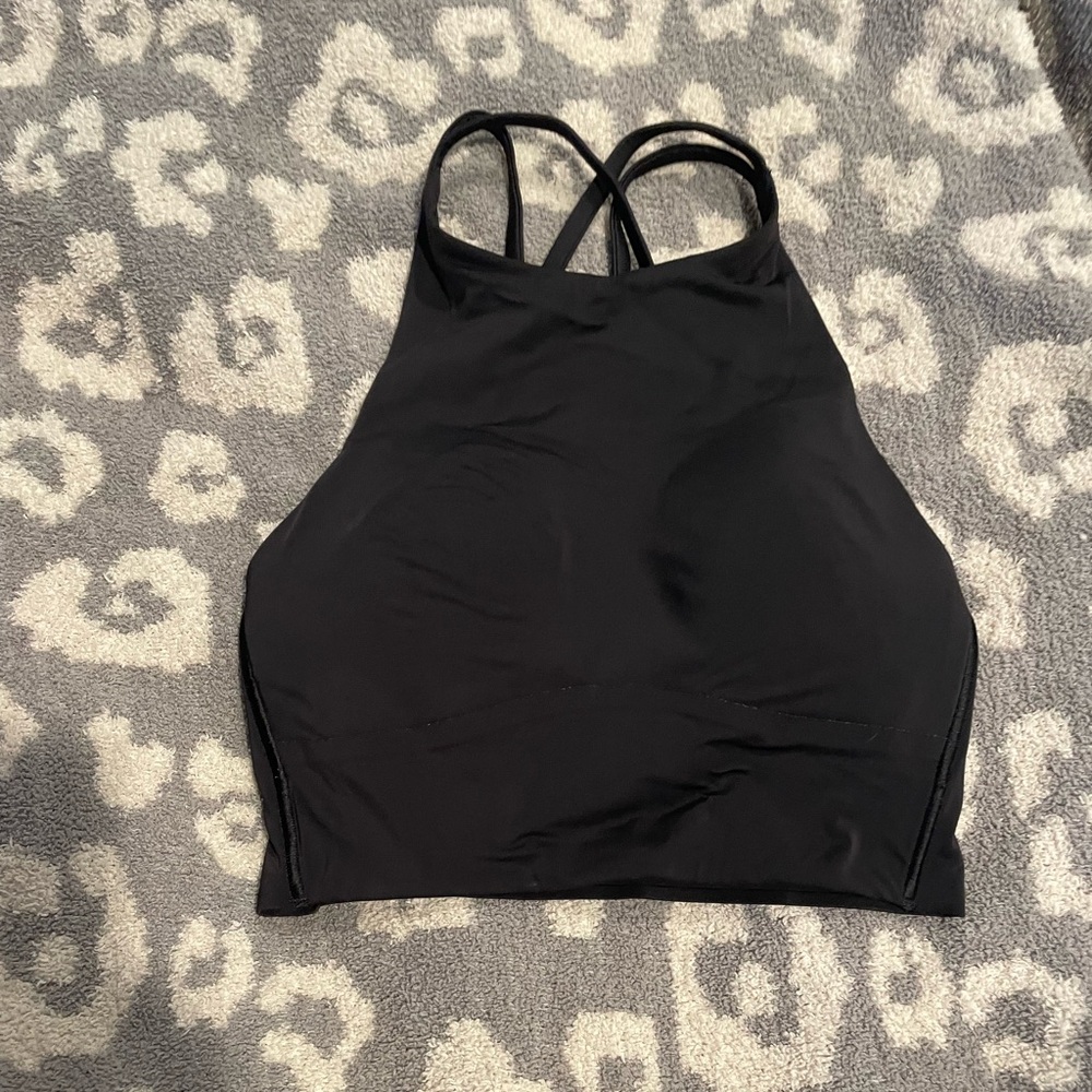 lululemon athletica Black High-Neck Tank Top